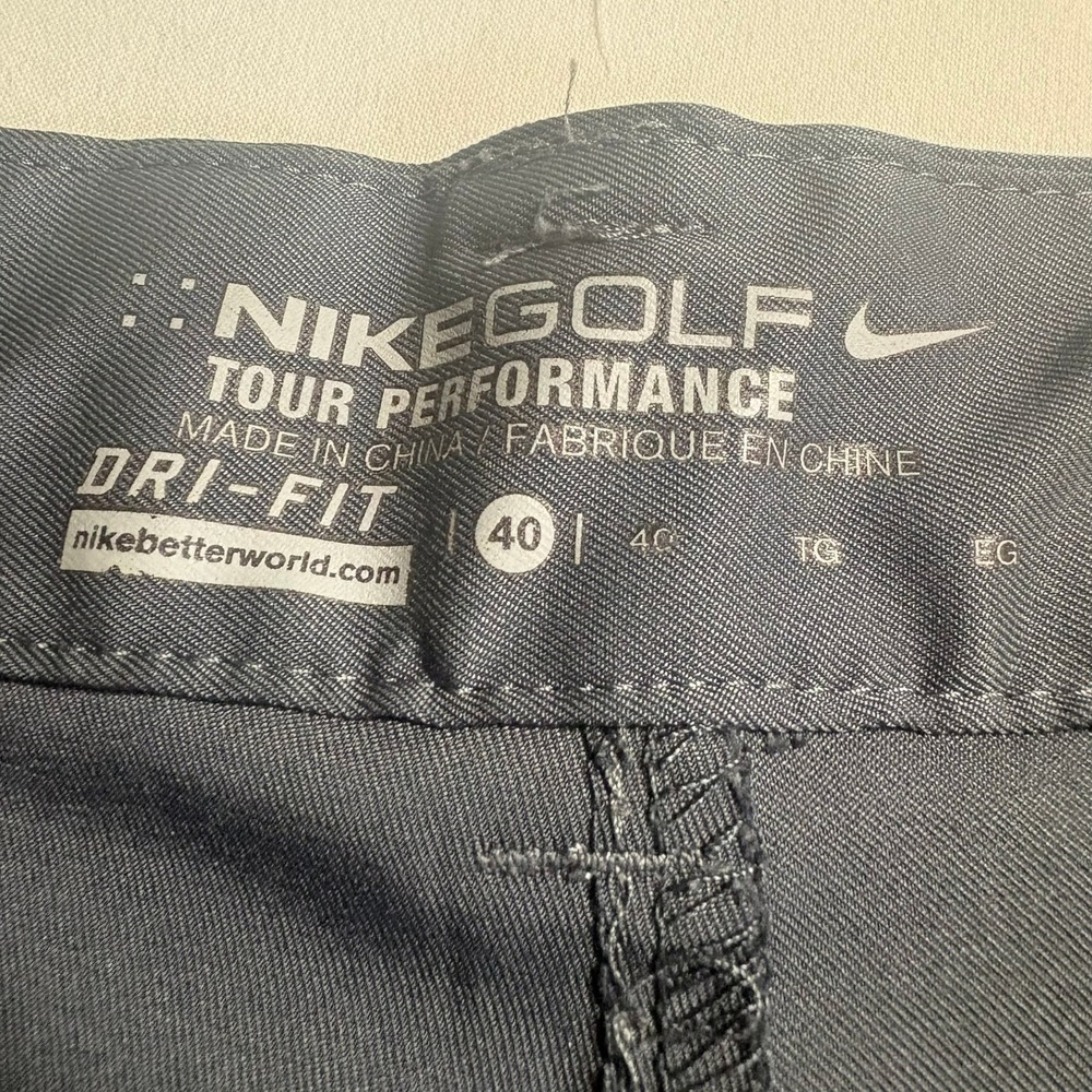 Nike Golf Shorts 40 Grey Dri-FIT Tour Performance Flat Front Activewear - Picture 5 of 8